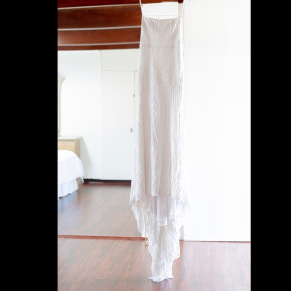 Alyssa Kristin Hadley x Natalie CUSTOM WEDDING DRESS GORGEOUS GLAM size 4 - Picture 4 of 9